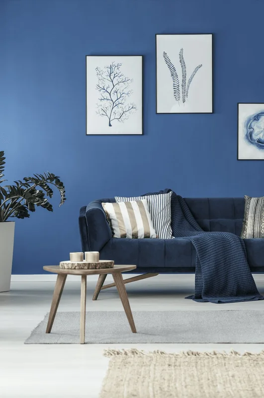 mise en situation couleur PLF-9241 BLEU DE FRANCE Peinture La Francaise