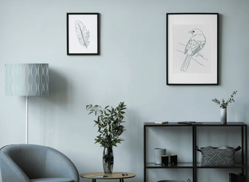 mise en situation couleur PLF-6341 EAU DE ROCHE Peinture La Francaise