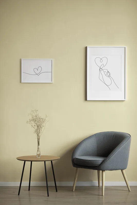 mise en situation couleur PLF-258 BERGAMOTE Peinture La Francaise