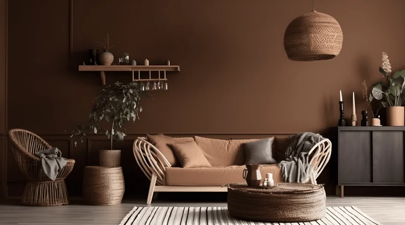 mise en situation couleur PLF-2008 SEPIA Peinture La Francaise