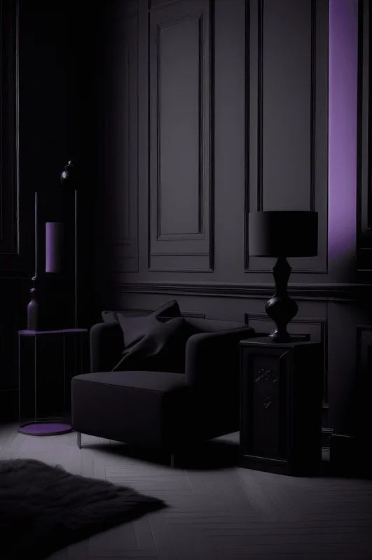 Les violets Peintures La Francaise