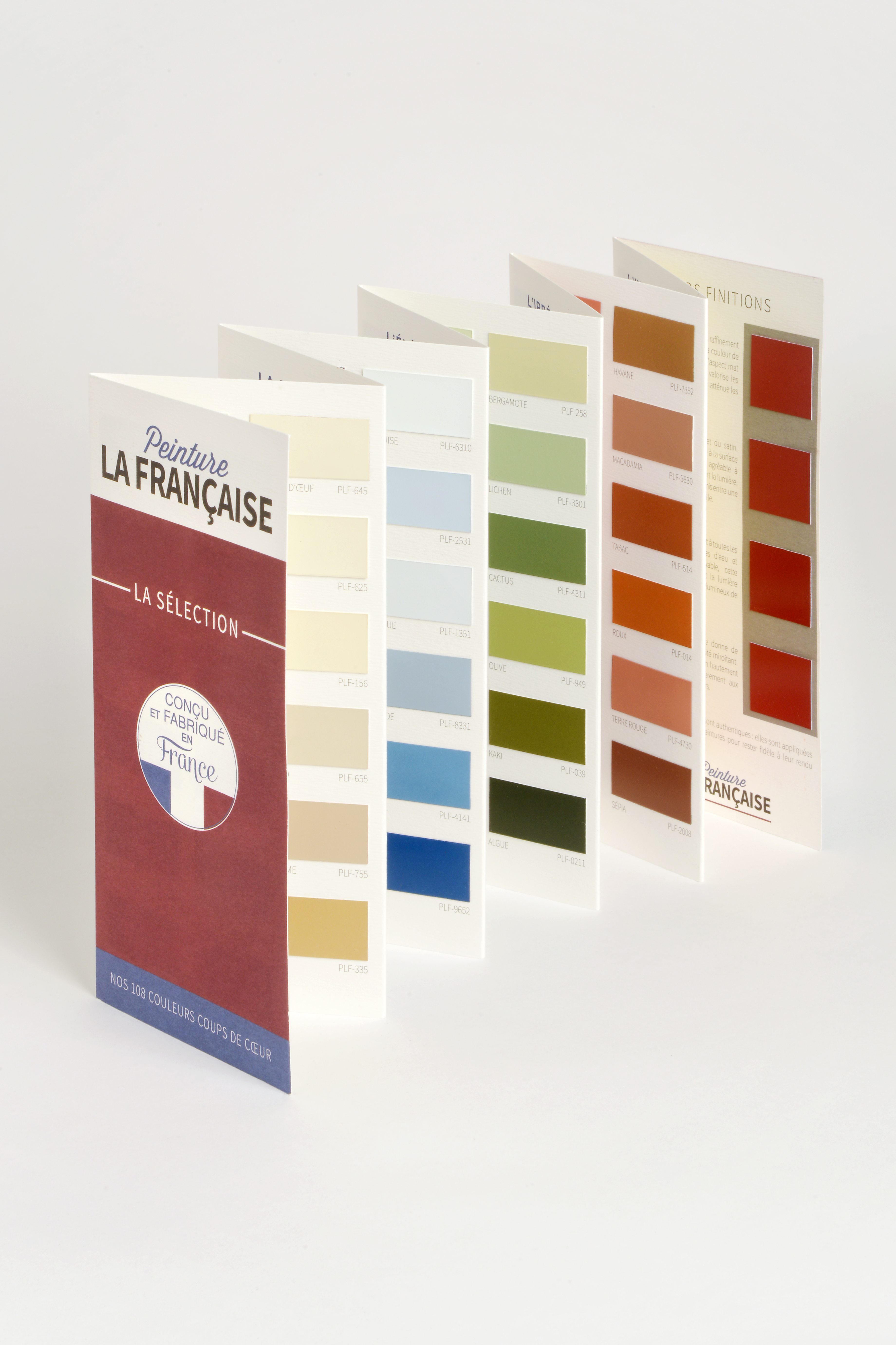 Nuancier accordéon 108 couleurs Peinture La Française