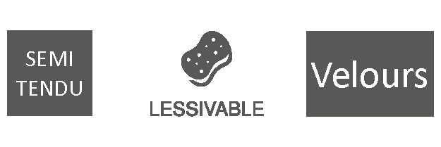 Caractéristiques L'élégante velours